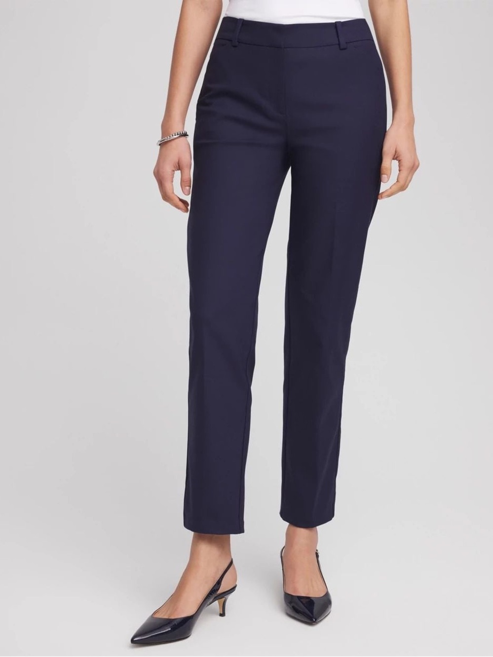 Chico Size 2 (12/Large) Emme Slim Ankle Pants Tall